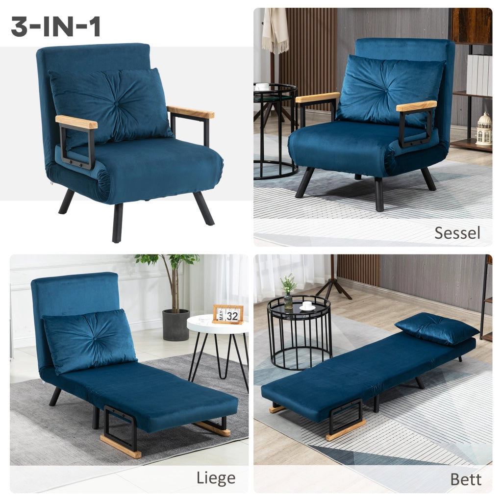 Poltrona Relax ¨C Minimal ¨C Tessuto Grigio Scuro