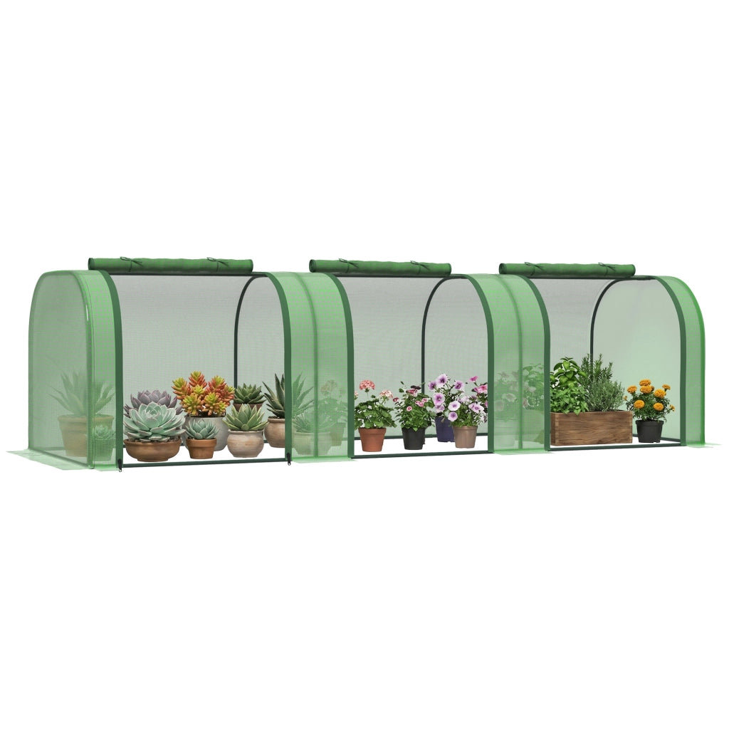 Mini Serra da Giardino ¨C zephmum ¨C Verde 295x100x80 cm