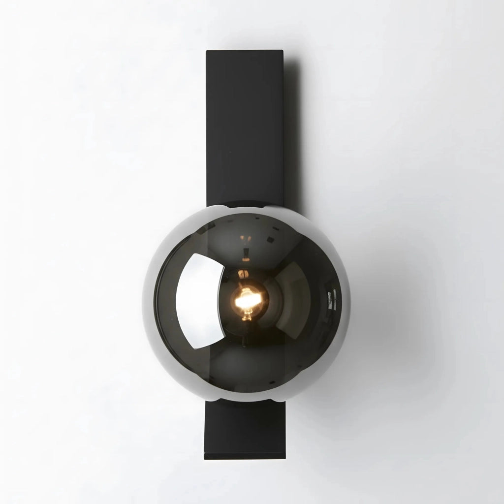 Applique Da Parete APP1757-1W Cromo Nero