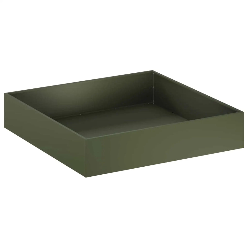 Vaso da giardino Verde Oliva 100 x 100 x 20 cm 8005028