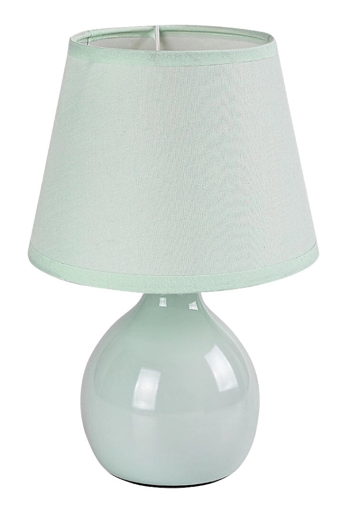 Lampada da tavolo Ingrid verde ceramica 1xE14 Rabalux