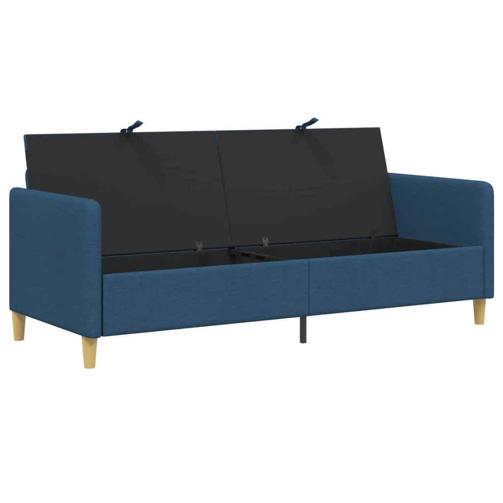 Divano con Storage Blu 192 x 78 x 87 cm Poliestere 42036983