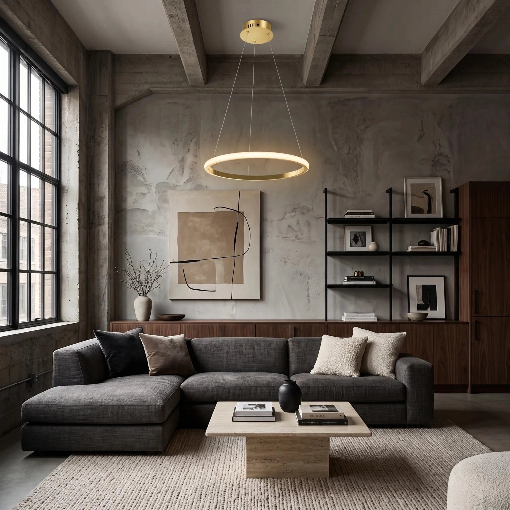 Lampada A Sospensione Lhj001-cp 40 Cm Gold