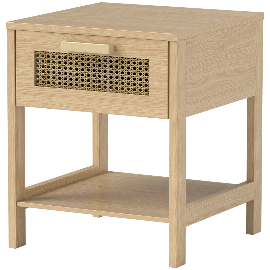 Comodino con cassetto ¨C Minimal ¨C MDF 40x40x48.4 cm