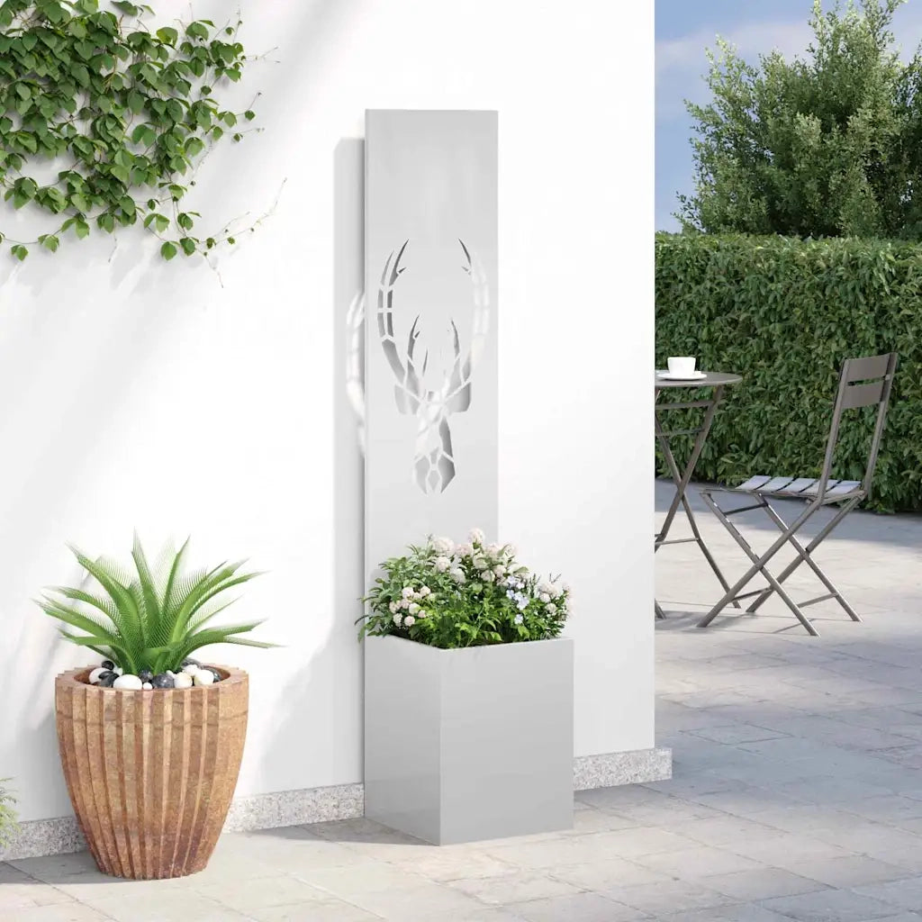 Schermo per privacy in giardino Argento 32 x 32 x 150 cm 876418