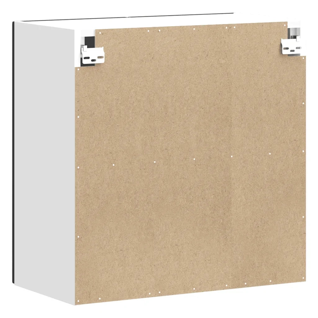 Pensile da cucina Kalmar 60 x 31 x 60 cm ampio spazio contenitivo moderno in legno composito nero 02_0049983