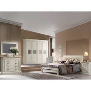 Camera completa legno shabby bianco anticato - Mobili 2G