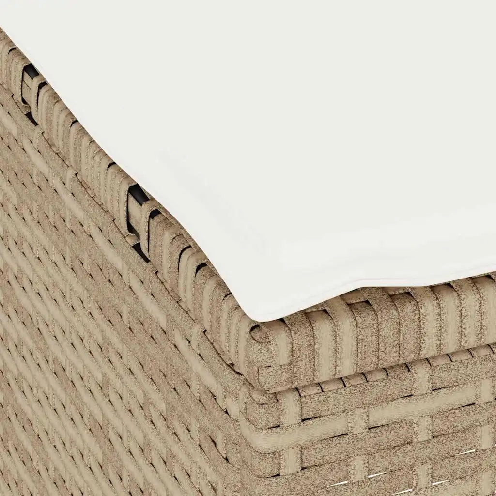 Set da Pranzo per Giardino Beige polyrattan 42007918