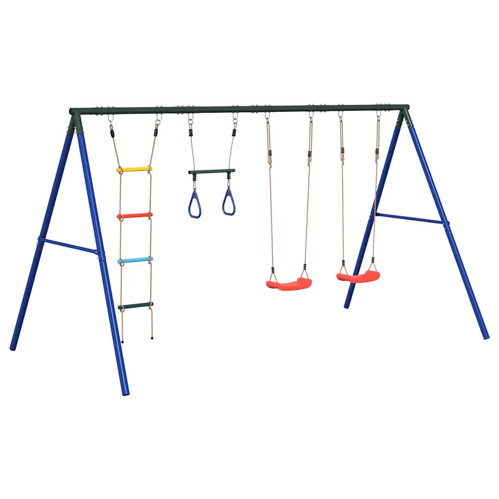 Set Gioco da Esterno con Altalene Trapezio e Scala CFW3827678