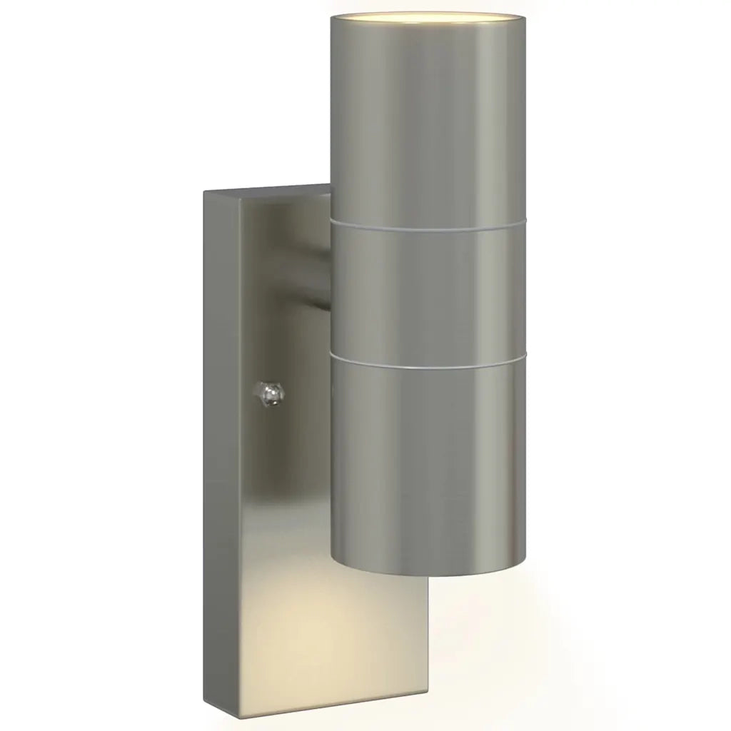 Lampada da Parete Esterna Argento 7 x 10 x 22 cm 4005991