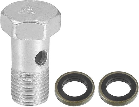 Adattatore di rimessa auto 0.98" M10x1.0 buca centrale per sistema idraulico freni