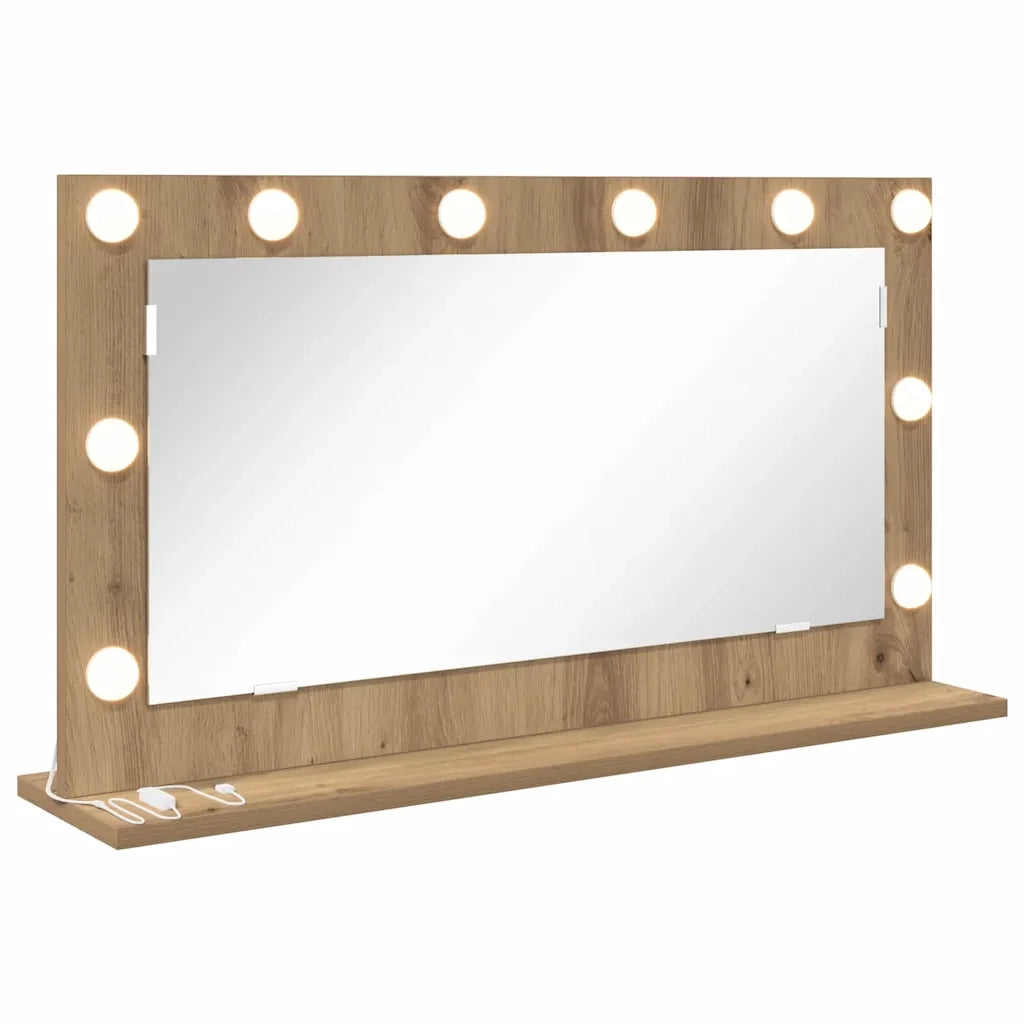 Specchio da Vanit¨¤ Rovere artigianale 80 x 45 x 18 cm