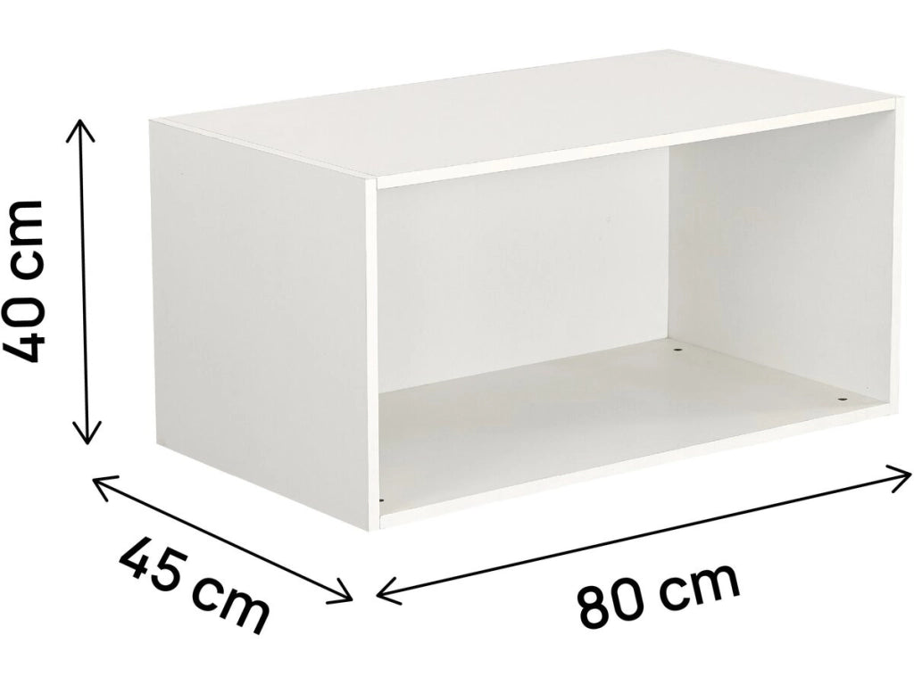 Modulo armadio "Opera" - 80 x 45 x 40 cm - Bianco