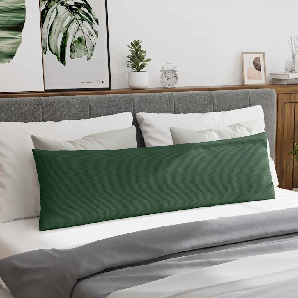 Cuscini da Divano 2 pcs Verde Scuro 145 x 40 cm 42013865