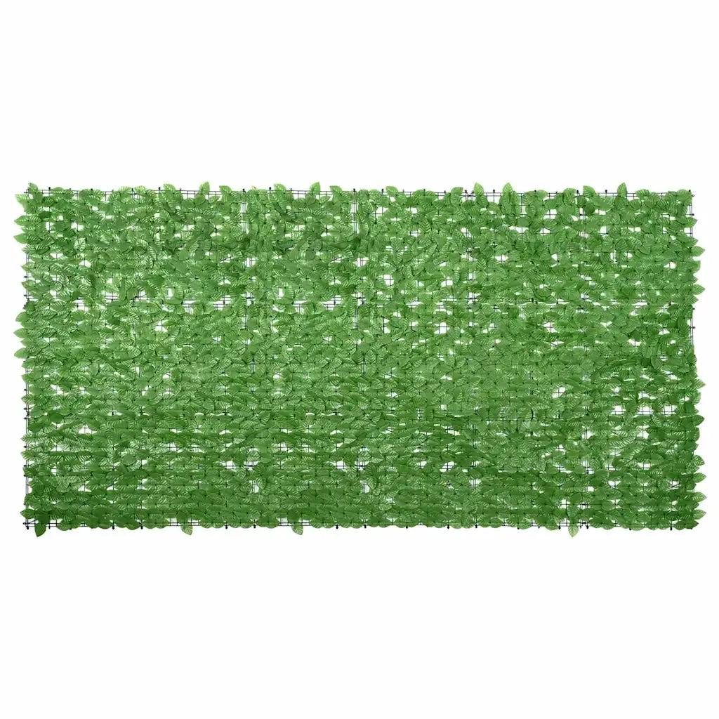 Schermo da balcone | Paravento da Balcone con Foglie Verdi 300x150 cm