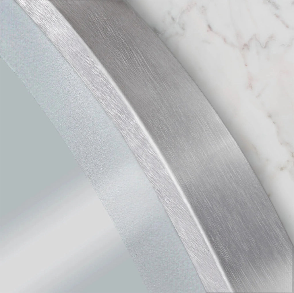 Specchio Led 50cm Mmj Brush Silver