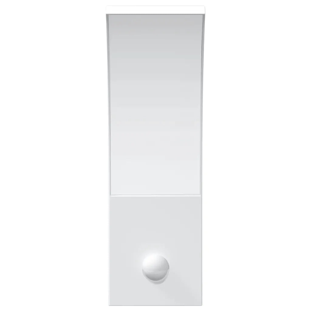 Applique con LED e Sensore 2 pz Bianche in Alluminio Pressofuso 4006267