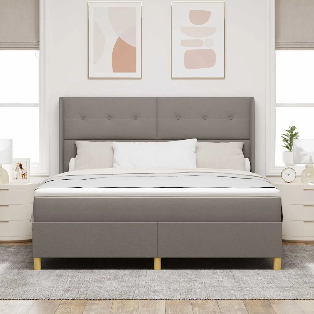 Letto a molle con materasso Talpa 140 x 200 cm Tessuto