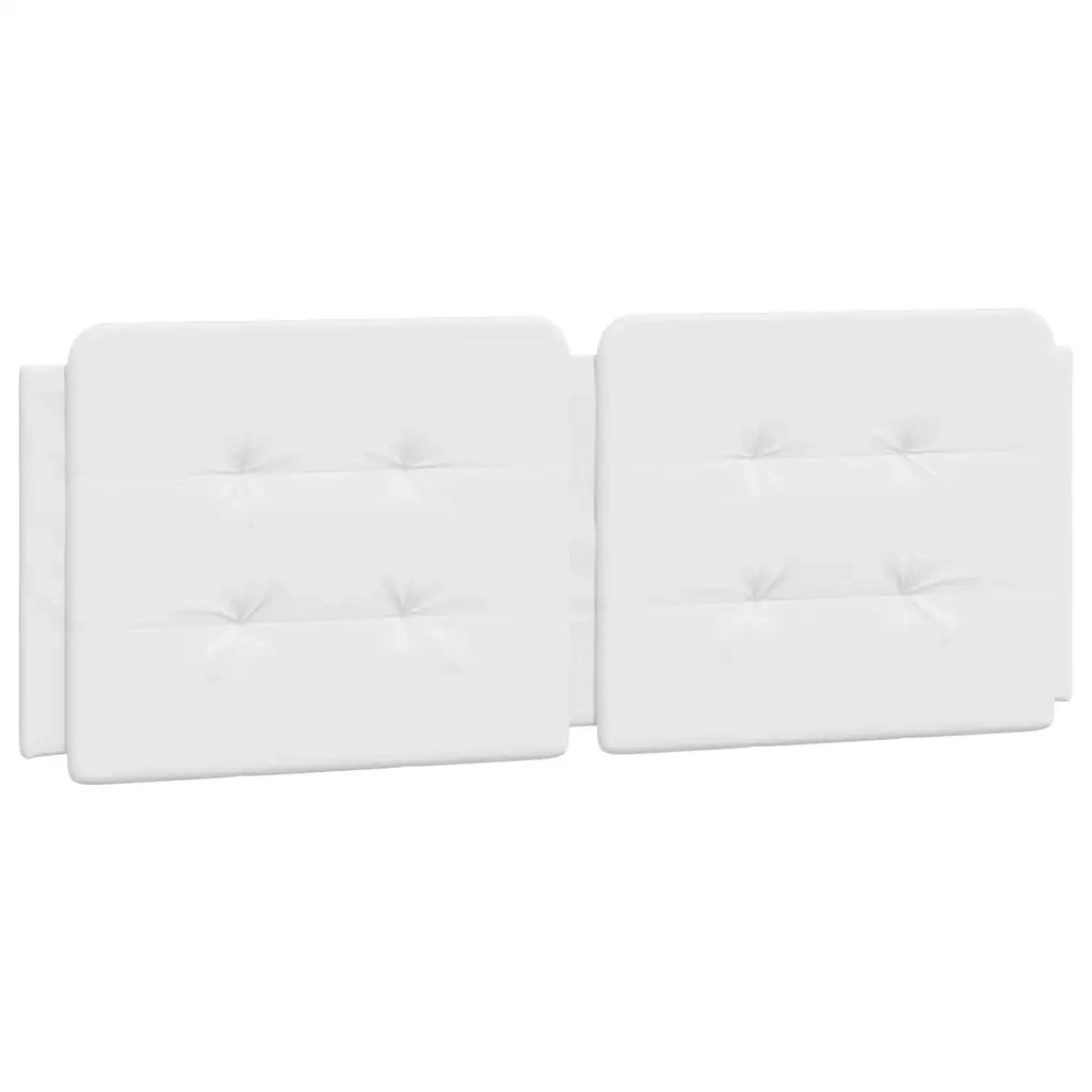 Letto matrimoniale | Letto per adulti | Giroletto senza Materasso Zadar Bianco 120x200 cm in Similpelle