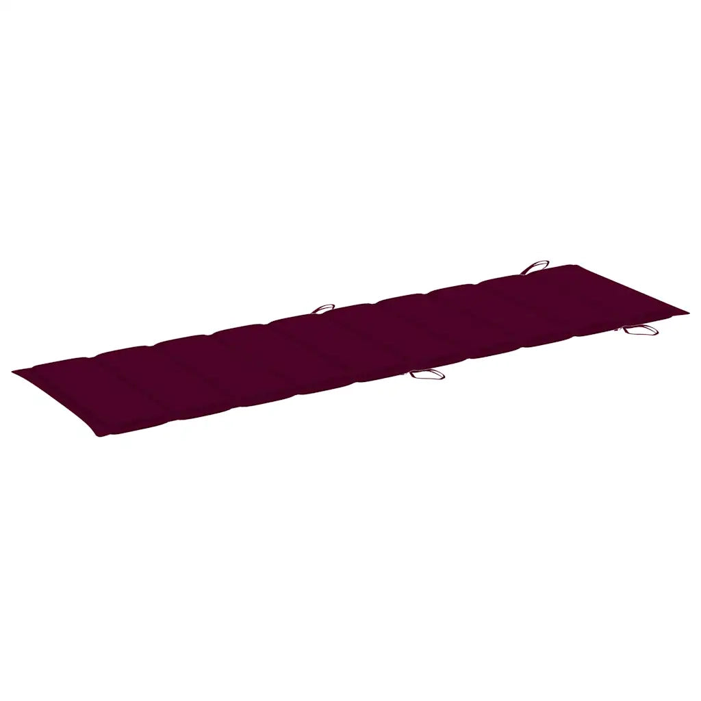 Lettini Prendisole 2 pz con Cuscini in Legno Massello d'Acacia 3077370