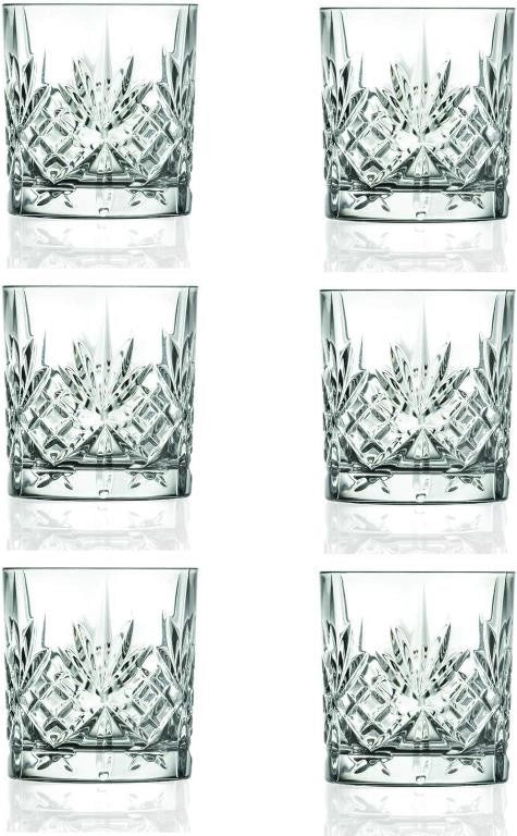 Set 6 Bicchieri da Liquore in Vetro Melodia 8 cl RCR Cristalleria
