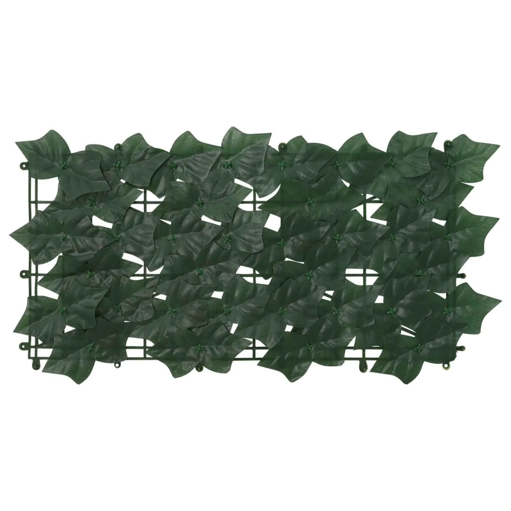 Schermo per balcone con foglie Verde Scuro 200 x 75 cm 42040622