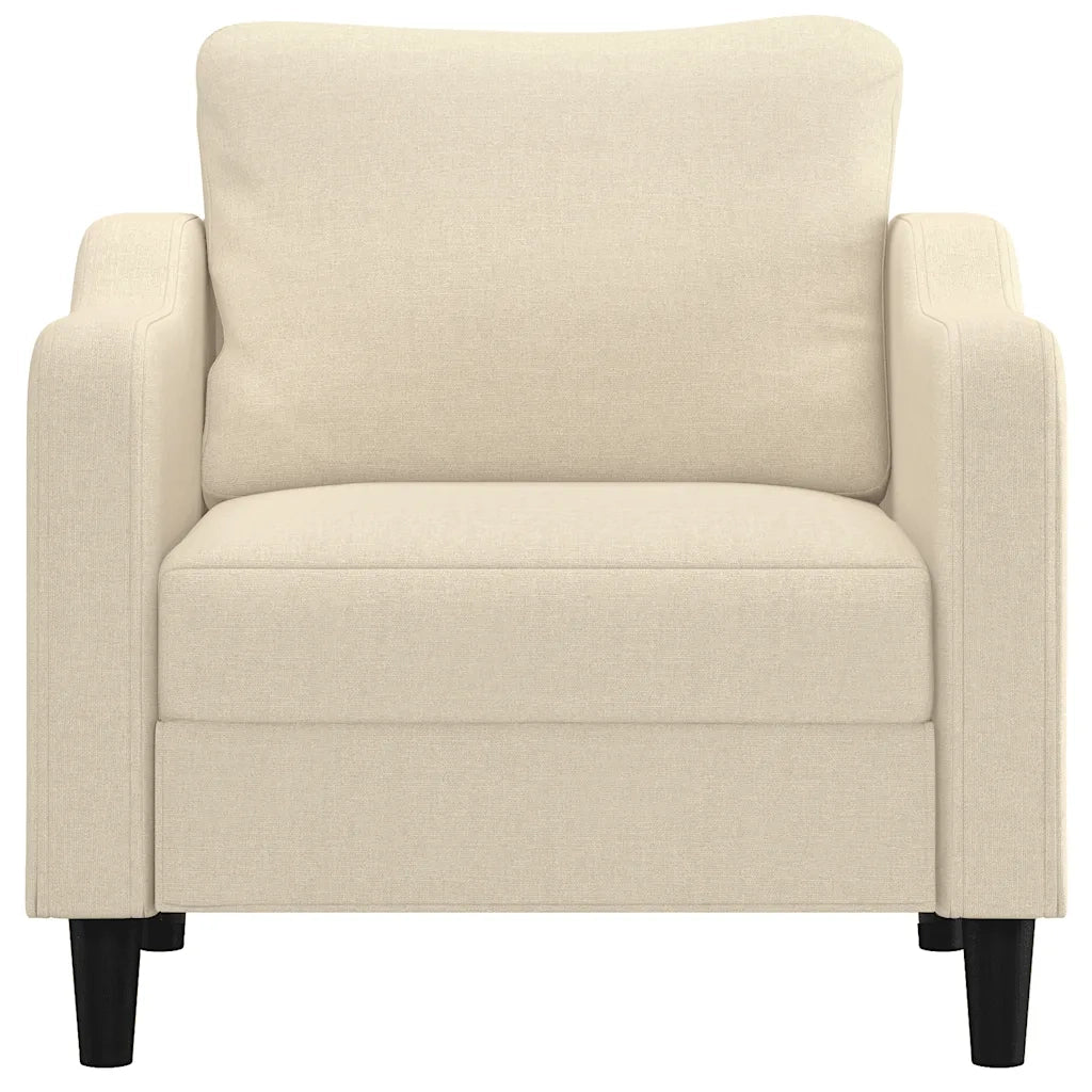 Poltrona | Sedia Relax Crema 60 cm in Tessuto