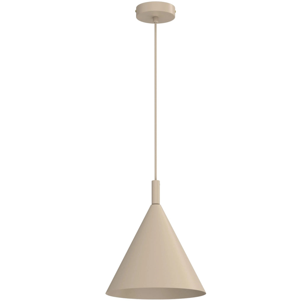 Lampada sospesa Vins beige 1xGU10 metallo Luminex