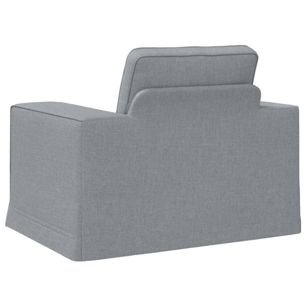 Divano Grigio chiaro 103 x 80 x 82 cm Tessuto 42024376
