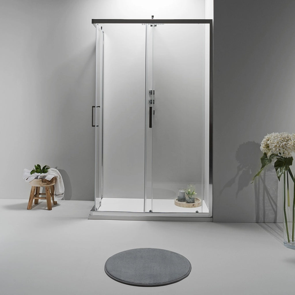 BOX DOCCIA ELITE ANGOLARE 80x120 CM SCORREVOLE TRASPARENTE