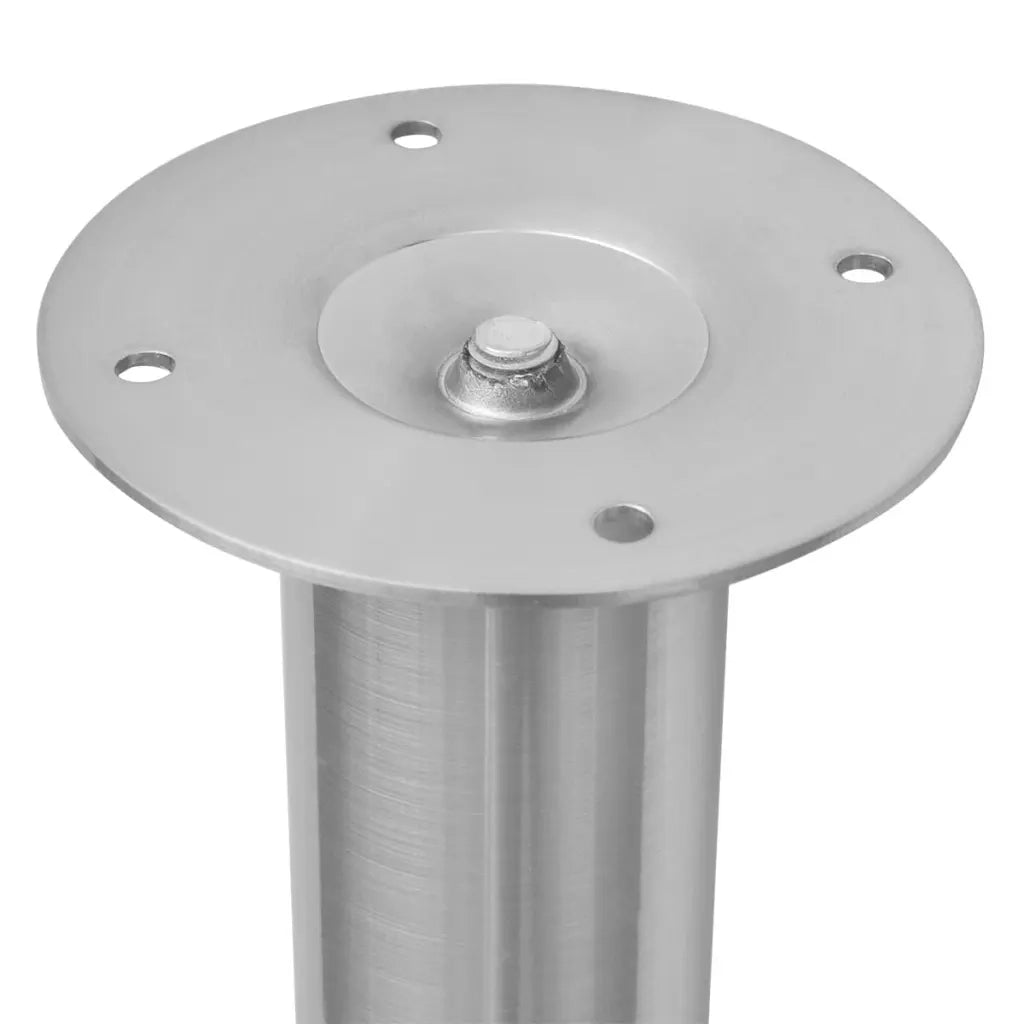 Set di 4 gambe telescopiche regolabili per tavolo (710 x 1100 mm) robuste dal design contemporaneo in acciaio inox 02_0055079