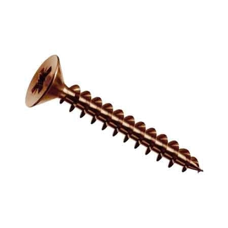 VITE PER LEGNO TSP BRONZATA 6,0x40 mm - 200 pezzi- AMBROVIT