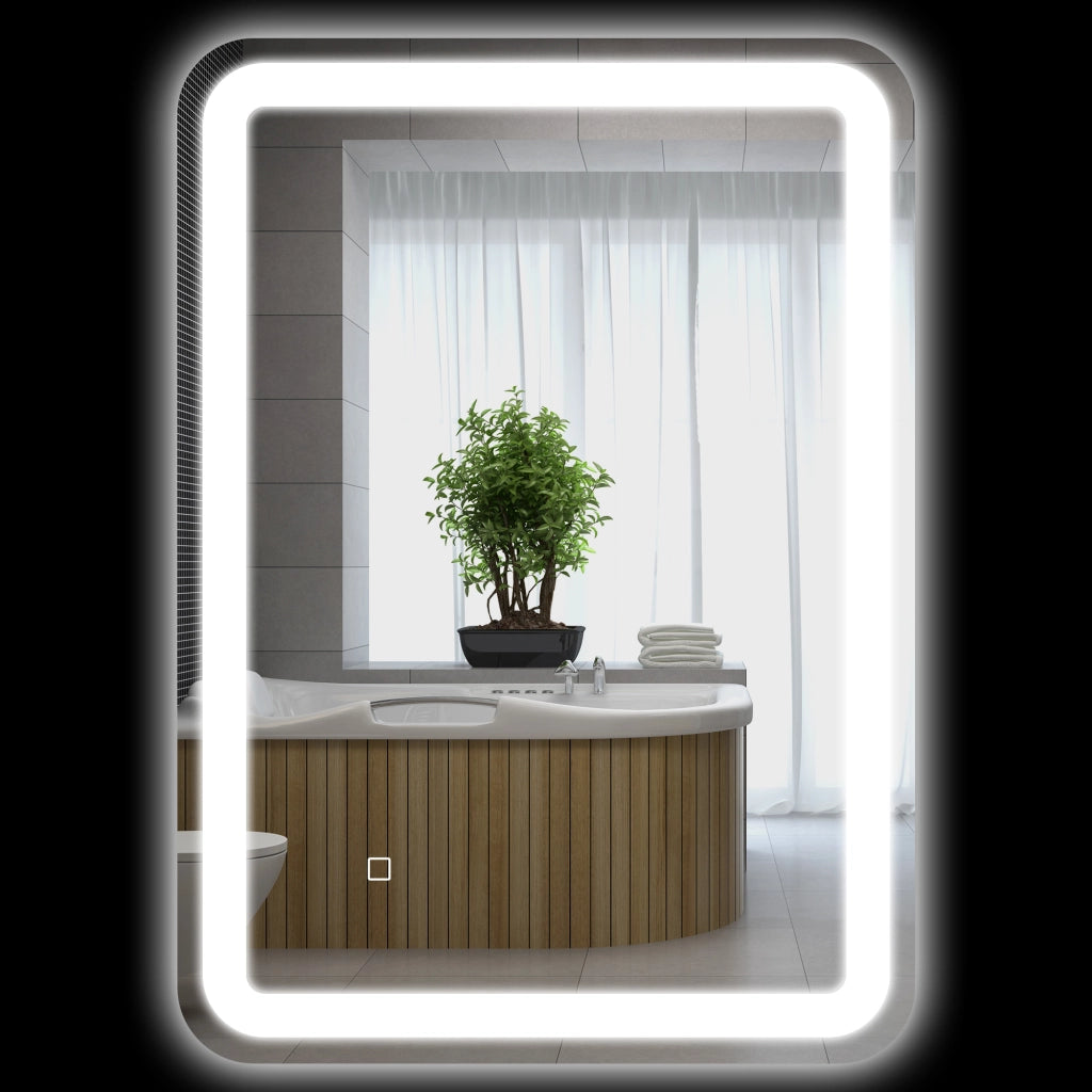 Specchio Bagno LED con Touch, Antiappannamento e 3 Temperature ¨C Xylo ¨C 70x50cm