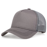 Cappellino da baseball da camionista grigio
