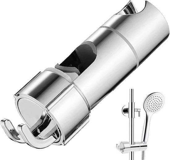 Douchekophouder per 18-25 mm douchestang, support per doccia con regolazione, supporto per doccia con gancio, hanger per doccia per stanghe da 18-25 mm