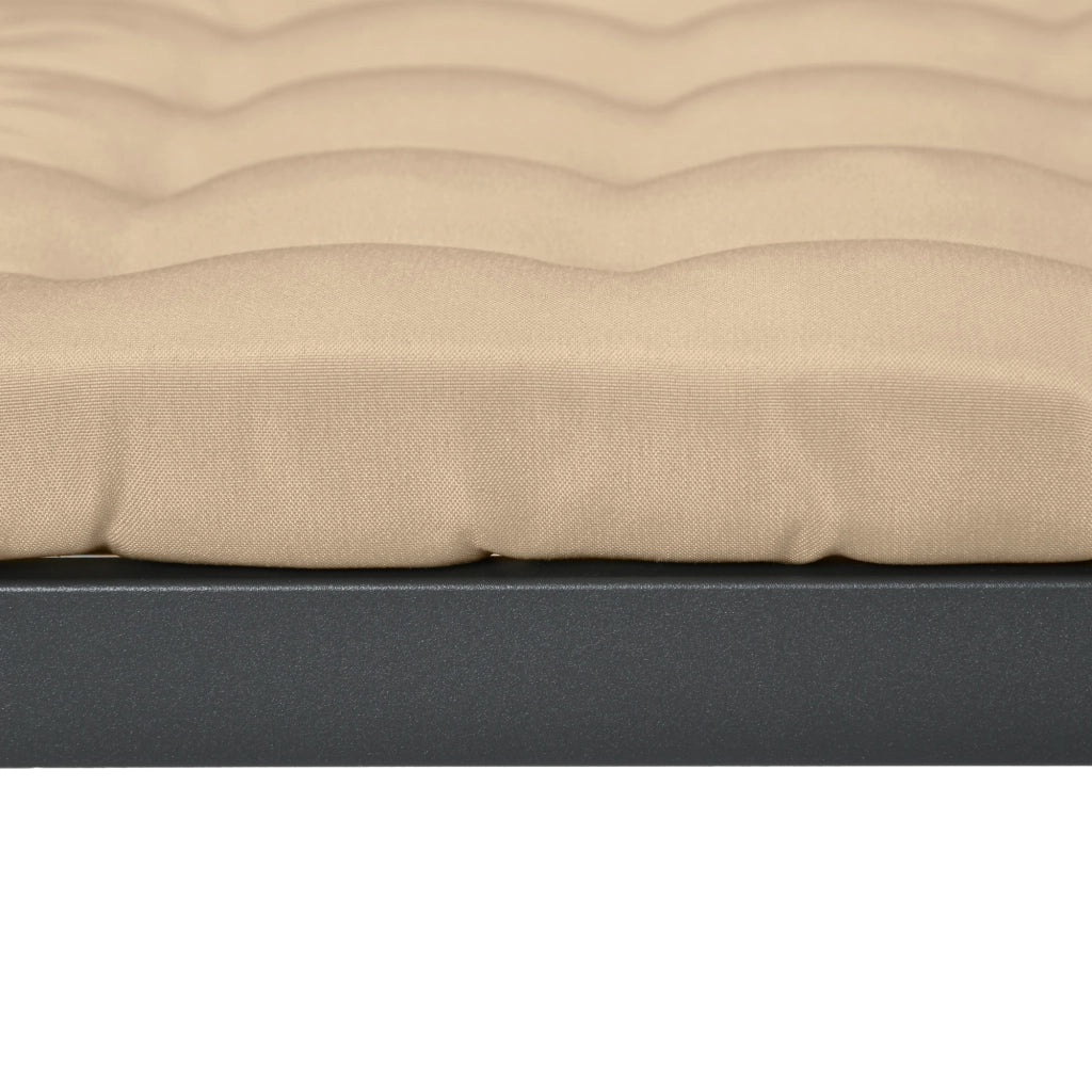 Set 6 Cuscini per Sedie ¨C Xylo ¨C Imbottiti con Lacci 40x40 cm Cachi