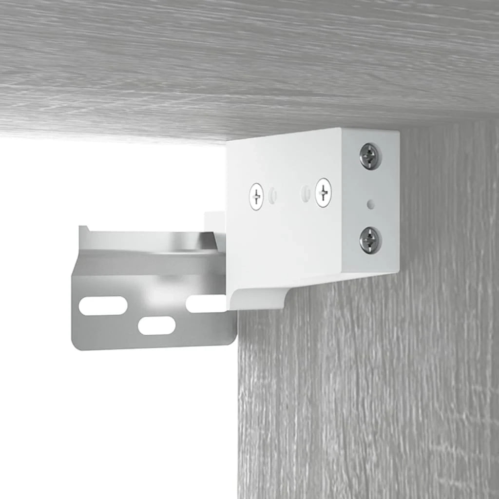 Mobile TV multimediale scaffale TV credenza mobile TV sala da pranzo soggiorno camera da letto 2 pezzi Sonoma 80 x 30 x 30 cm legno ingegnerizzato grigio 02_0028654