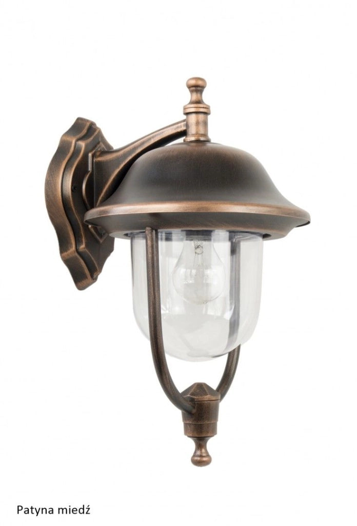 Applique esterna rétro nera 1 luce E27 IP43 SU-MA Prince
