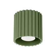 Lampada da soffitto AURA 1 verde oliva GU10