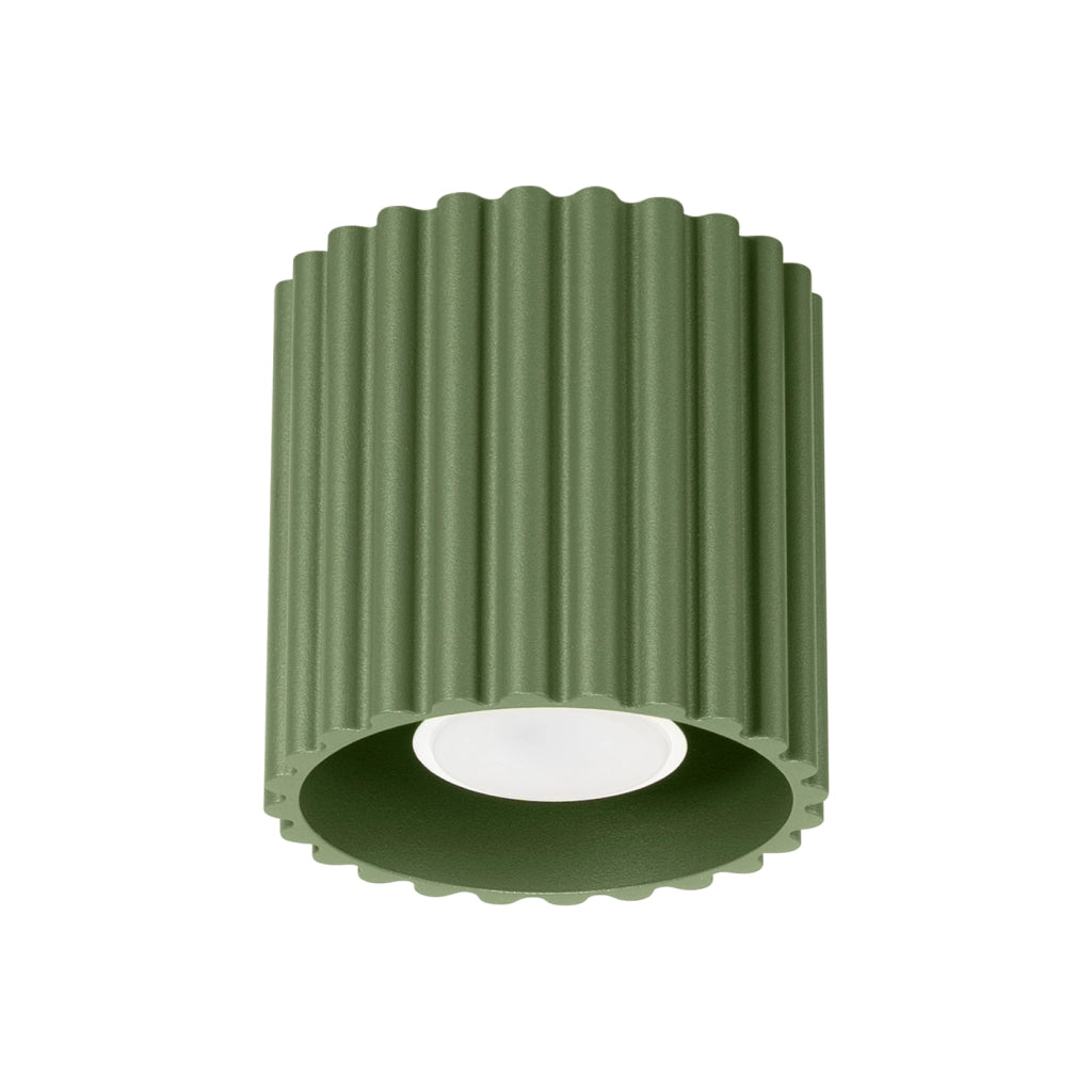 Lampada da soffitto AURA 1 verde oliva GU10