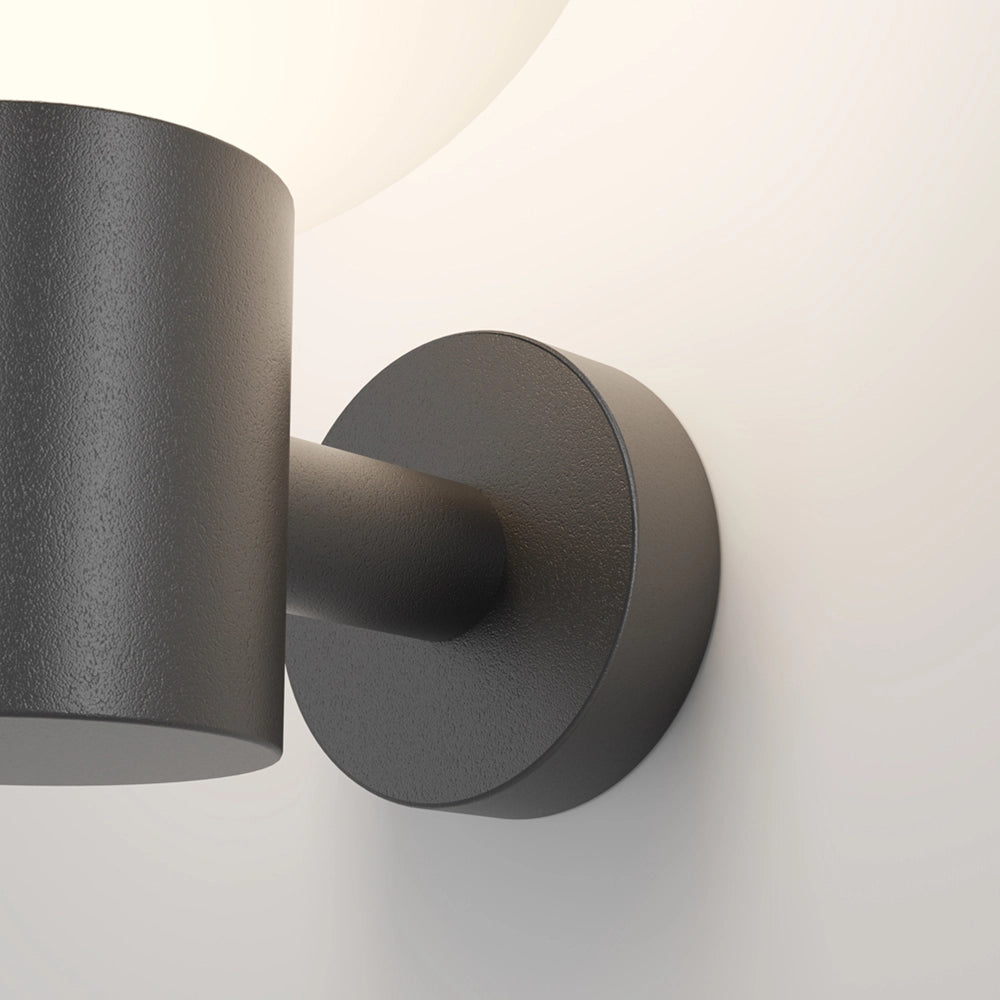 Maytoni Lampada da parete moderna Bold 1 luce E27 IP54 nero alluminio