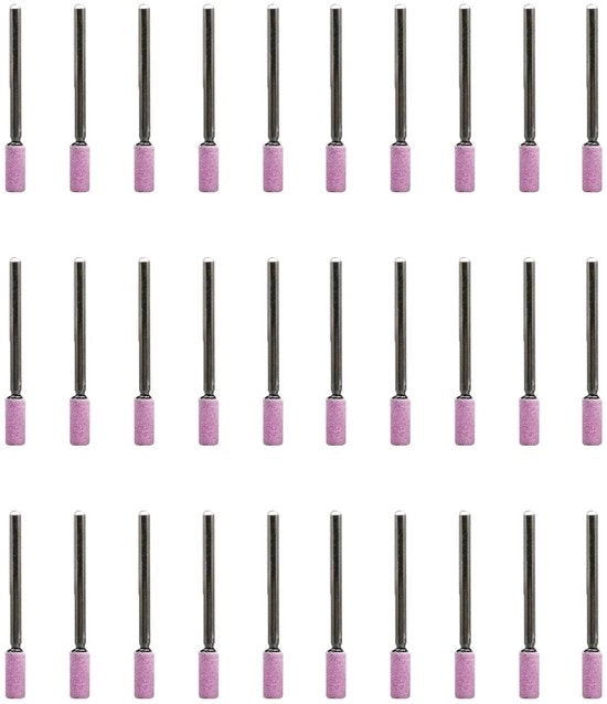 Set di 30 testine per smerigliare e lucidare