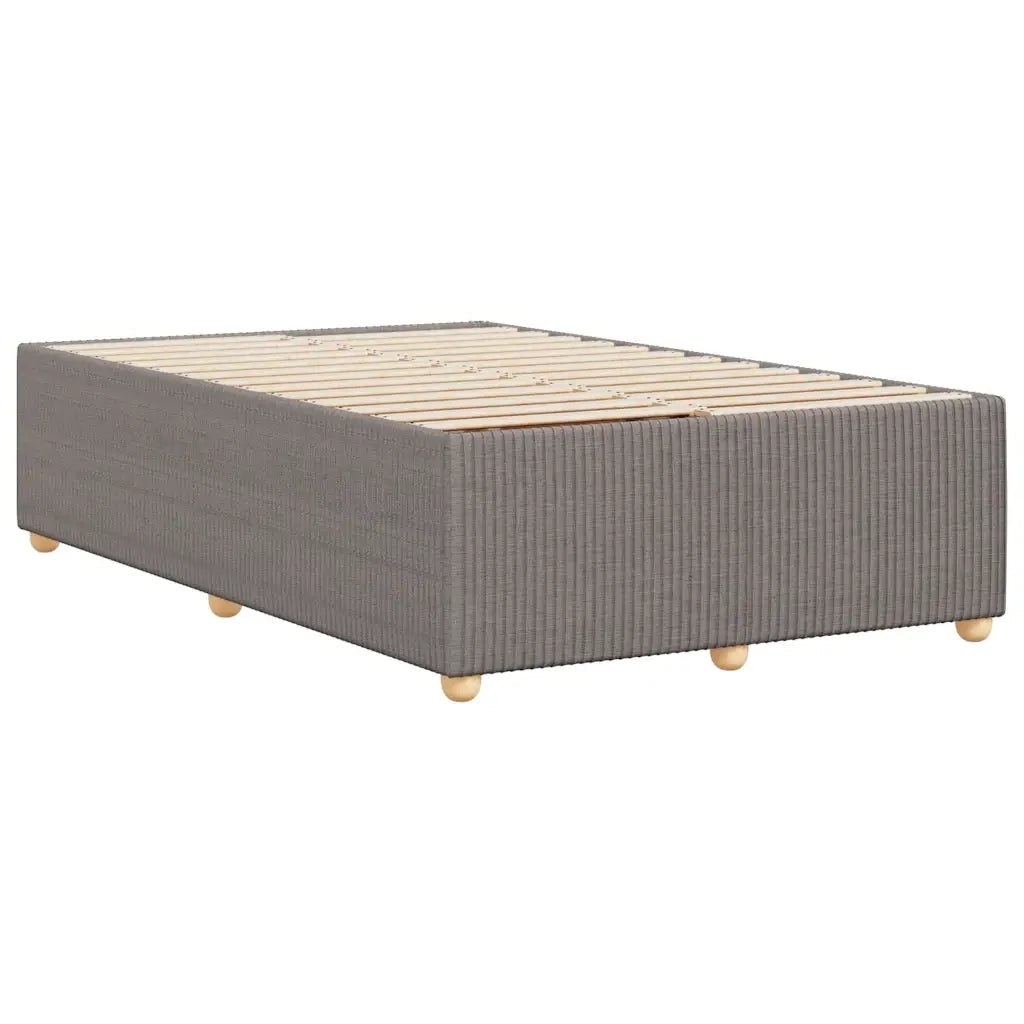 Letto matrimoniale | Letto per adulti | Giroletto senza Materasso Tortora 120x200 cm Tessuto