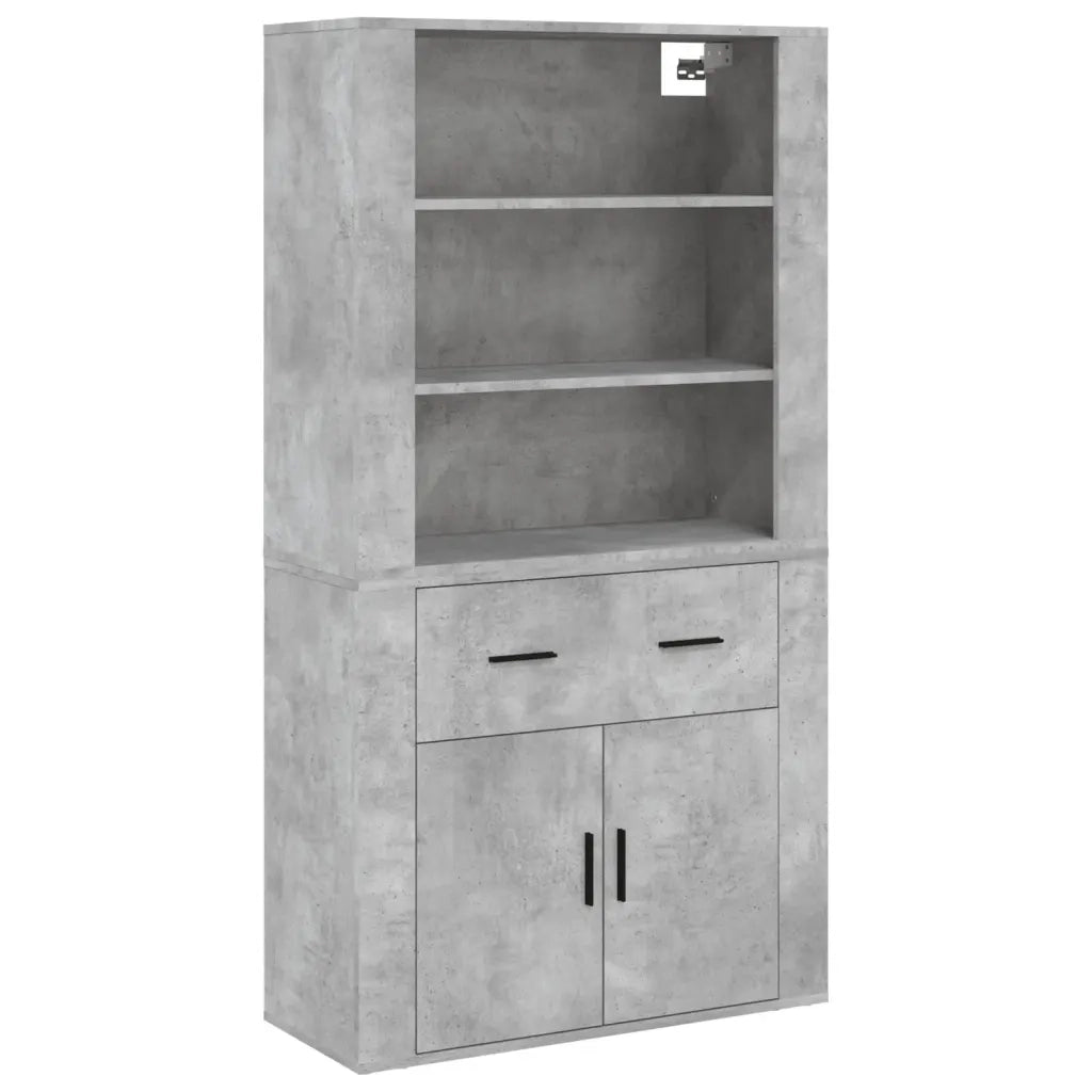 Credenza Grigio Cemento in Legno Multistrato 3185379