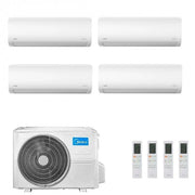 Condizionatore Midea Quadri Split Inverter serie XTREME PRO GREEN 9000+9000+9000+9000 Btu con M4OE-28 R-32 Wi-Fi integrato