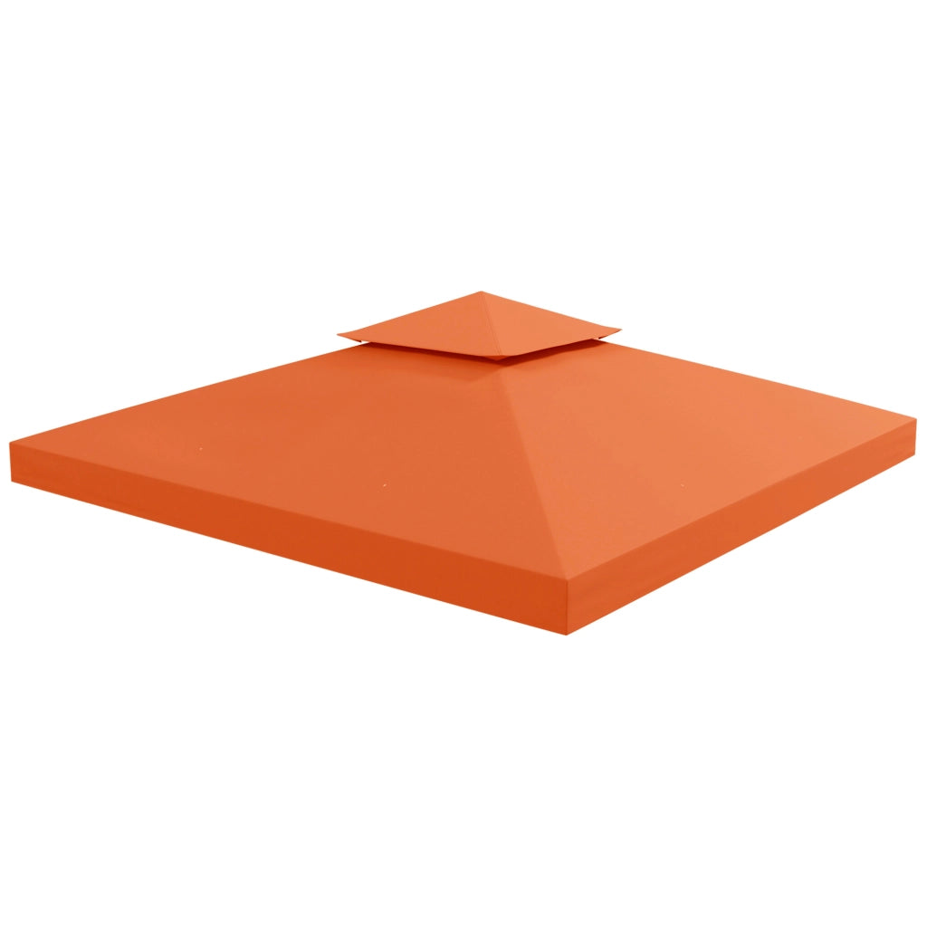 Copertura per Gazebo 3x3m ¨C zephmum ¨C Impermeabile Polyester Rosso Ruggine