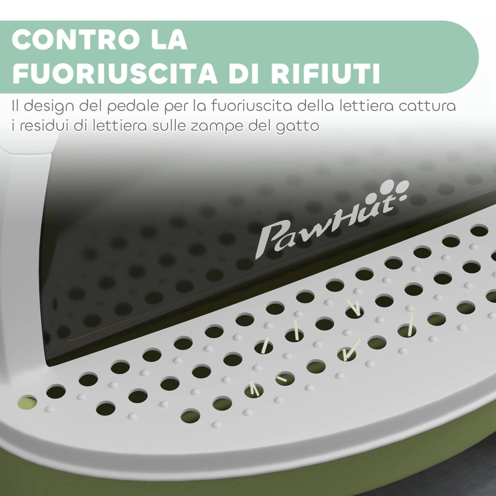 Lettiera per Gatti Chiusa con Vassoio Estraibile ¨C Minimal ¨C Multicolore