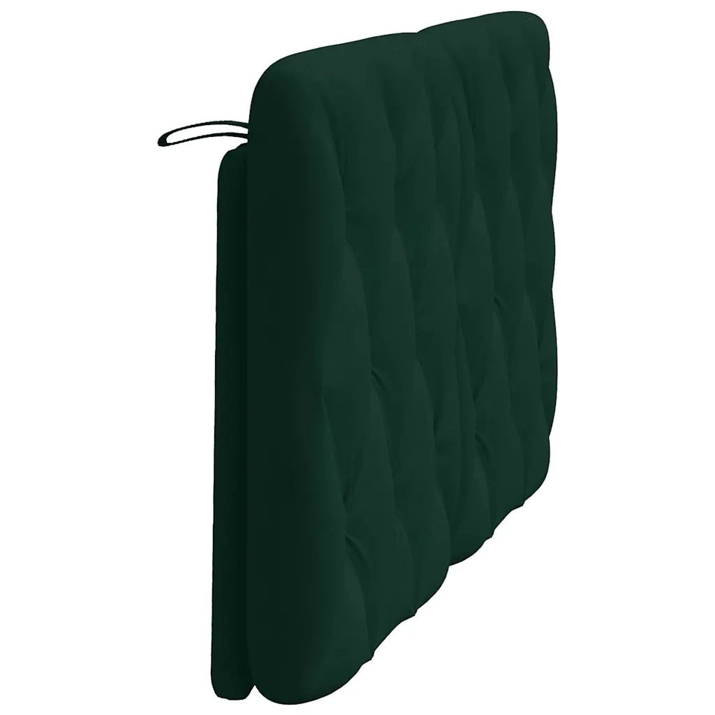 Cuscino Testiera Verde Scuro 140 cm in Velluto 374730