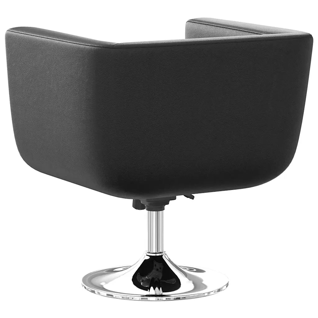 Poltrona | Sedia da Bar Nero in Similpelle