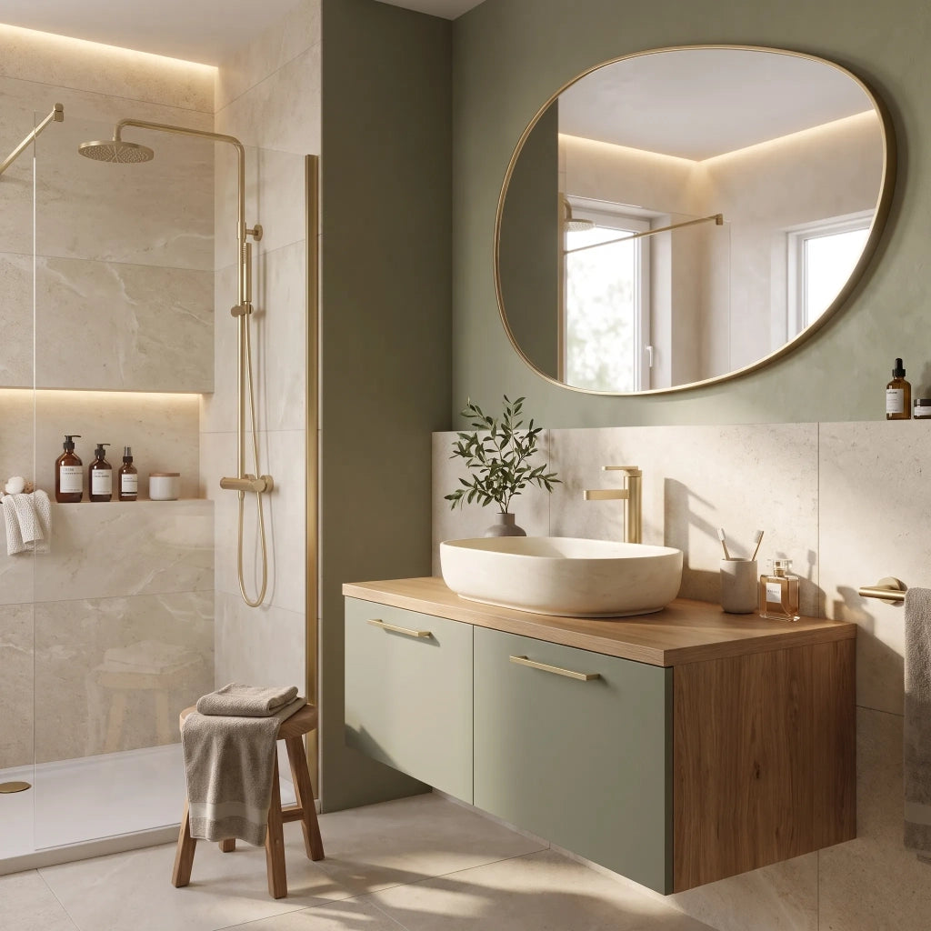 Rubinetto Da Bagno Rea Grace Brush Gold